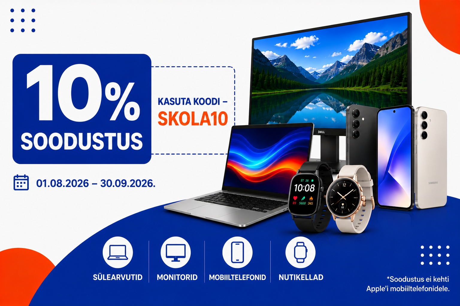 SKOLA10 soodustus õppetöö tehnikale