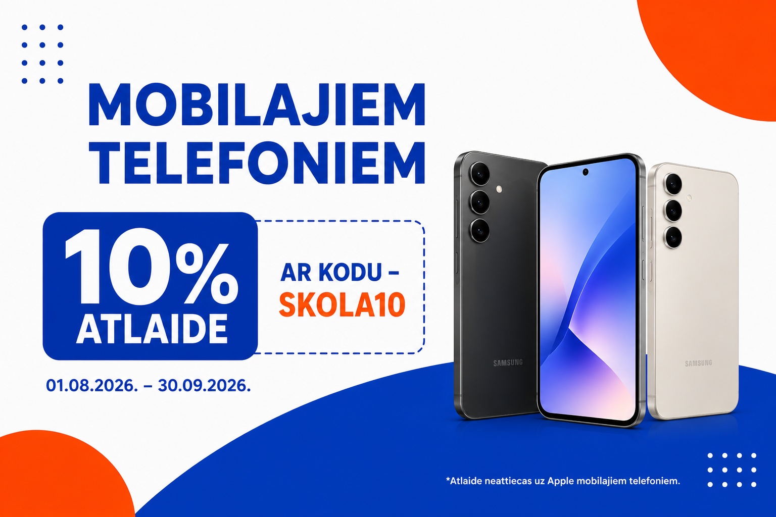SKOLA10 atlaide mācībām un tehnikai