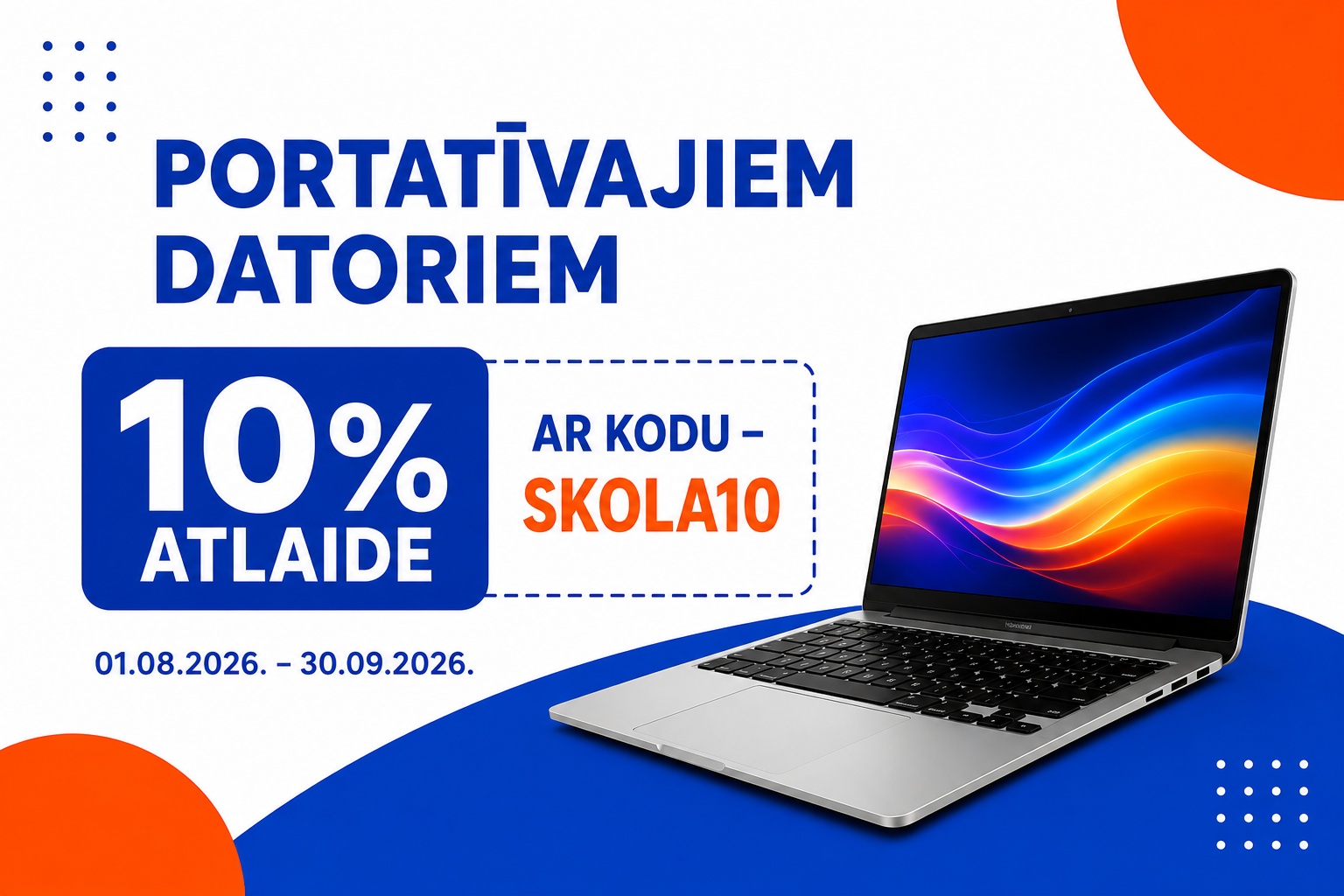 SKOLA10 atlaide mācībām un tehnikai