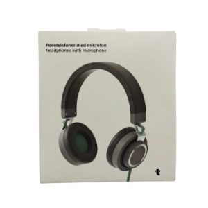 Headphones with Jack and Microphone Green