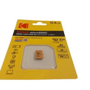 Atmiņas karte Kodak microSDXC 64Gb UHS-I U3 V30 A1